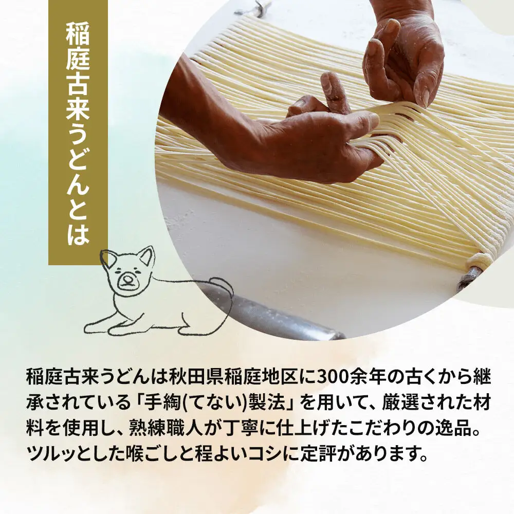 稲庭古来堂 《訳あり》 稲庭うどん 切り落とし 3袋セット（2,400g） 【伝統製法認定】