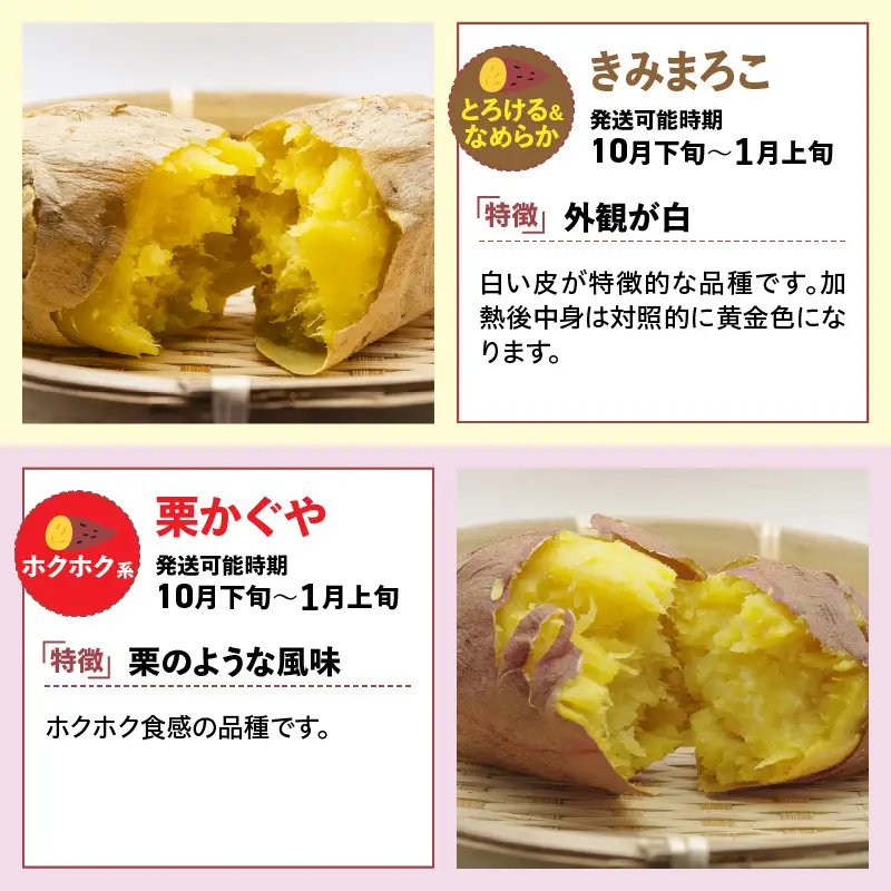 上田農園のさつまいも食べ比べセット5kgとユニーク野菜付き_2119R