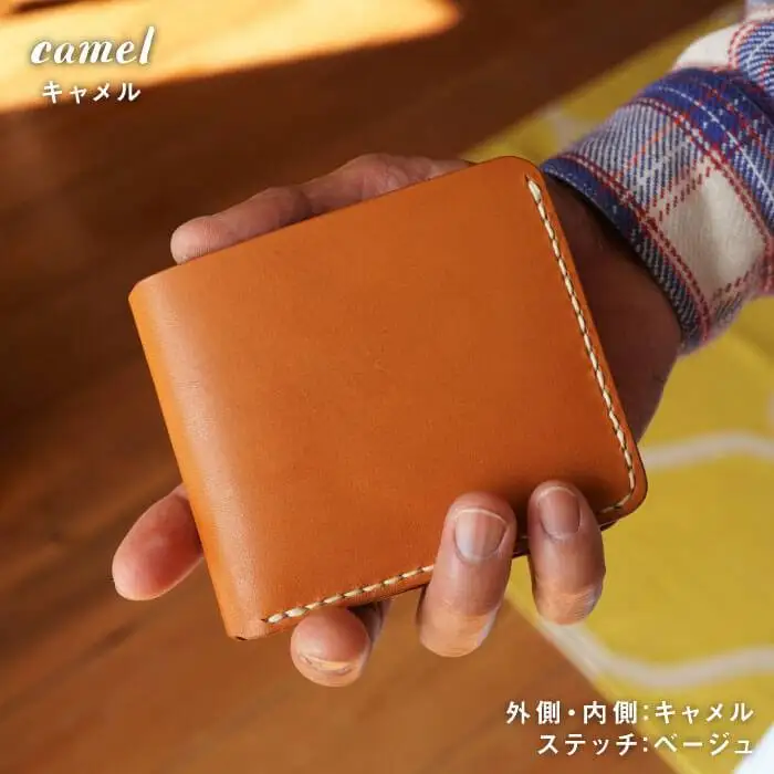 【手縫いの本革製品】ショート ウォレット 財布 本革《糸島》【BLESS】 [AAA019]