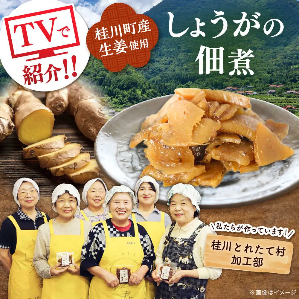  桂川町産 白米 4kg と しょうがの佃煮セット [ADAI001] 米 佃煮