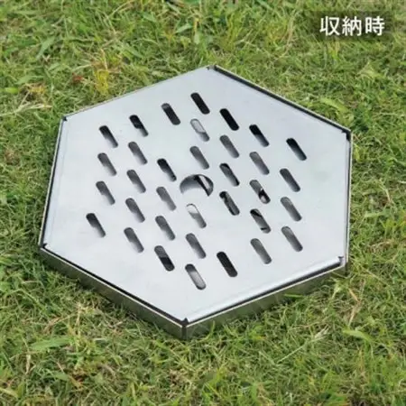 組み立て簡単 炎が映えるステンレス製コンパクト収納焚き火台 【炎】_雑貨・日用品 アウトドア用品 スポーツ・アウトドア用品   雑貨・日用品 キャンプ用品 スポーツ・アウトドア用品 _【1417454】