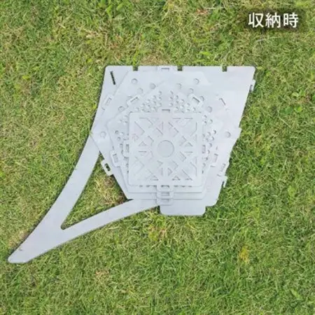 組み合わせかたは3通り!サイズ調節可能なステンレス製コンパクト収納焚き火台【聖なる灯】_雑貨・日用品 アウトドア用品 スポーツ・アウトドア用品   雑貨・日用品 キャンプ用品 スポーツ・アウトドア用品 _【1417480】