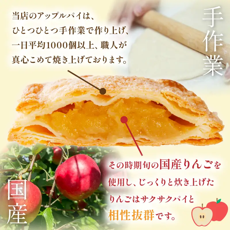 宮崎発 アップルパイ 西洋菓子 シナモン未使用 お菓子