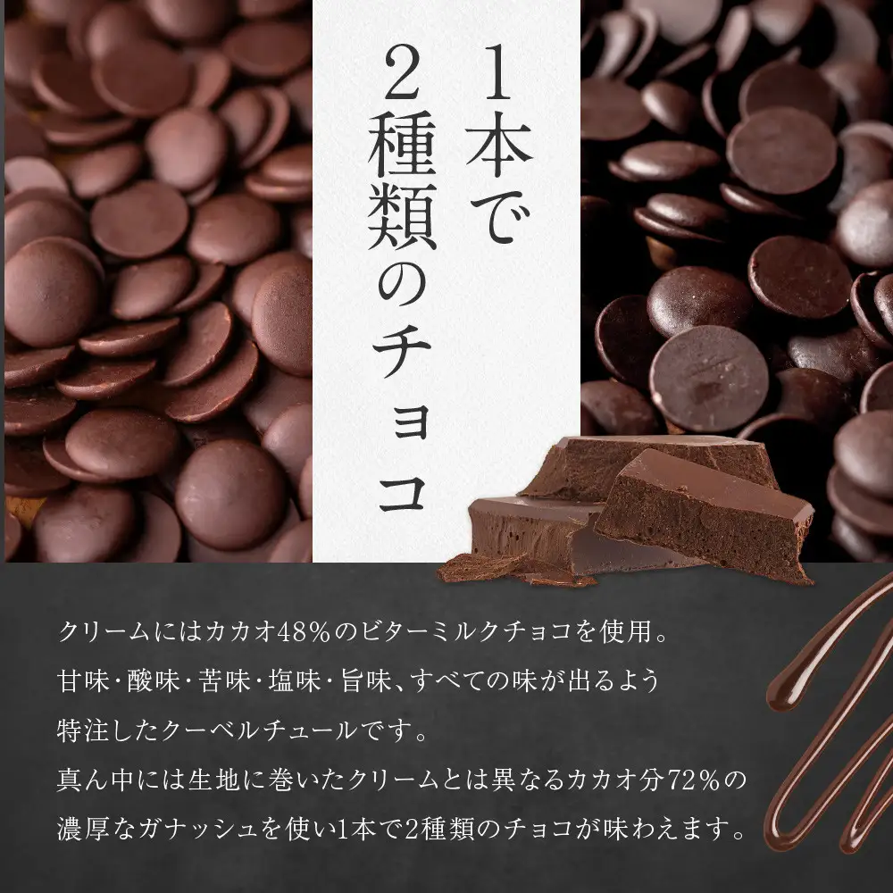 【ASSEMBLAGES KAKIMOTO】ルーローショコラ 1本｜京都 隠れ家レストラン 有名店 人気スイーツ