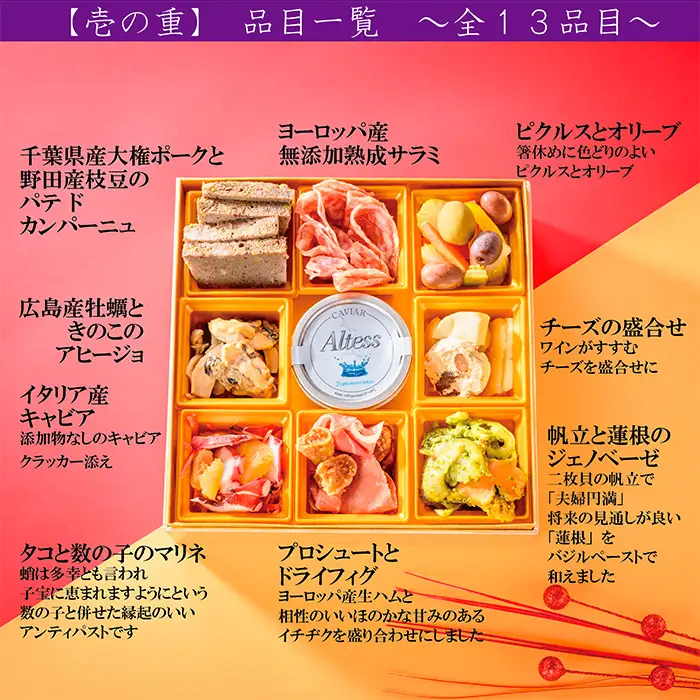 オードブルおせち 約2～3人前 盛付済 ベイビーズブレス