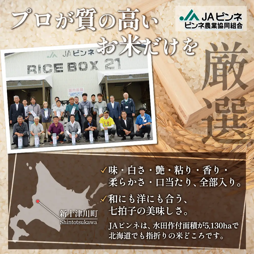 【令和8年度産】ななつぼし食味ランキング「特A」精米（5kg）【1100307】