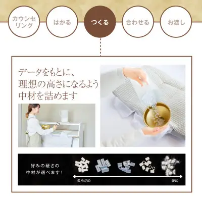 枕 寝具 FITLABO オーダー枕 ワイドサイズ 70×43cm