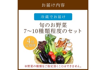 野菜 定期便 4回【アスカ有機農園】京の旬野菜セットS（栽培期間中農薬・化学肥料不使用）＜京都 オーガニック アクション加盟＞京野菜セット・野菜 詰め合わせ・栽培期間中 無農薬・有機野菜（オーガニック野菜）などのセット・京都 定期便・野菜 定期・野菜定期便 4ヶ月・京野菜・野菜・定期便