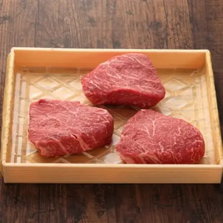 GI認証　くまもとあか牛ランプステーキ　150g×3枚(益城町)【配送不可地域：離島】【1461216】