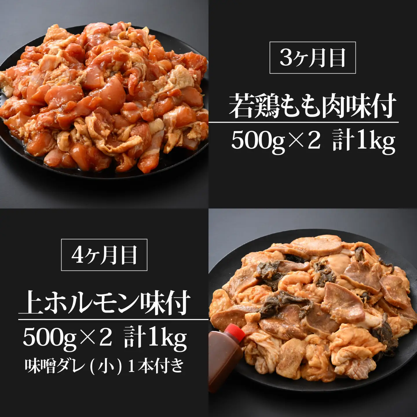 【4ヶ月定期便】星山ホルモン全種類＋若鶏もも肉セット| ホルモン 焼肉 BBQ