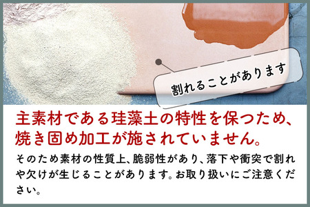 soil コースター ラージサイズ 2枚セット 【サークル・グリーン】日本製 ソイル 珪藻土 水滴 吸水 速乾 吸水コースター L シンプル 丸 丸型 アスベスト不使用