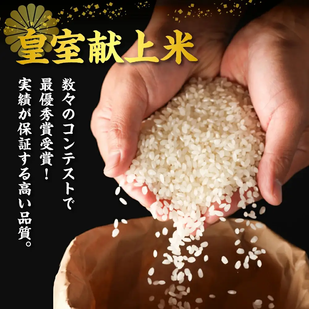 ＜テレビで紹介されました！＞令和8年産 新米【全12回定期便】皇室献上米『銀の朏』3kg 中津川市加子母産 栽培期間中化学肥料不使用 お米 新米 精米 F4N-2891