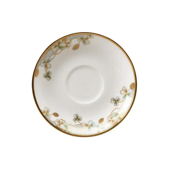 ノリタケ アーカイブコレクション カップ＆ソーサー(色絵金彩クローバー文)N-364J/X97221