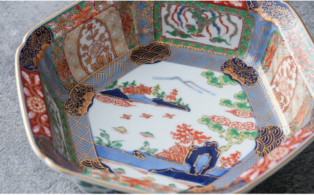 有田焼 【復刻古伊万里】 錦色絵向付 大慶 食器 うつわ 器 お正月 ハレの日 お祝い 小鉢 華やか ci042