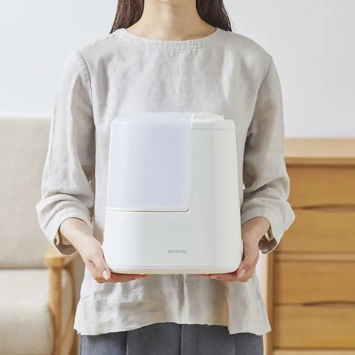 スチーム式加湿器 260ml　AHM-H26B-C　アイボリー　アイリスオーヤマ
