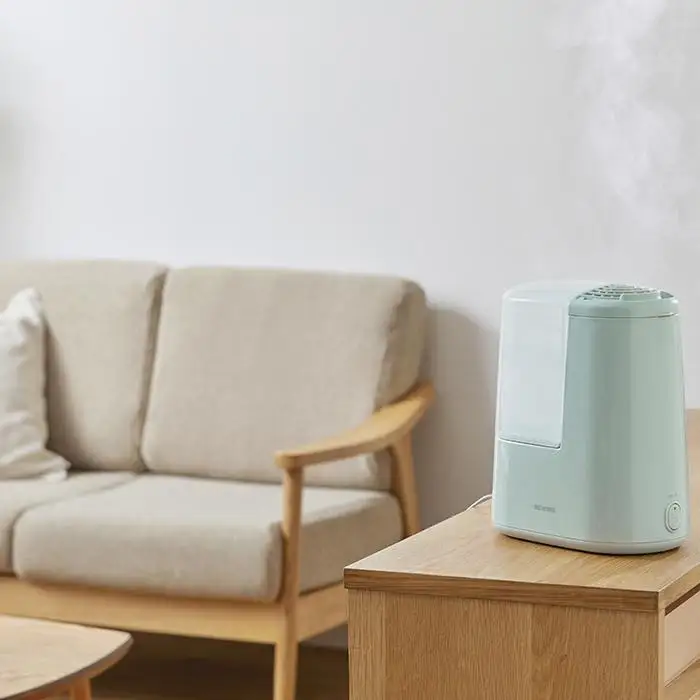 スチーム式加湿器 260ml　AHM-H26B-G　フォググリーン　アイリスオーヤマ