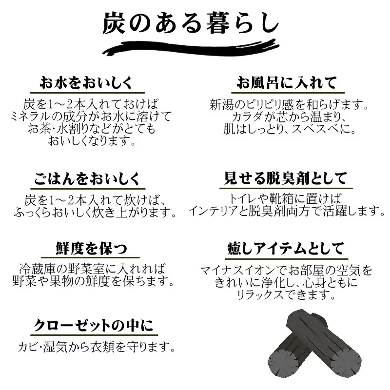 【紀州備長炭のある暮らし】最高級紀州備長炭 2点セット 数量限定 紀州備長炭 備長炭 炭 塩 ソルト ギフト 贈り物 プレゼント すさみ町 【ttm002】