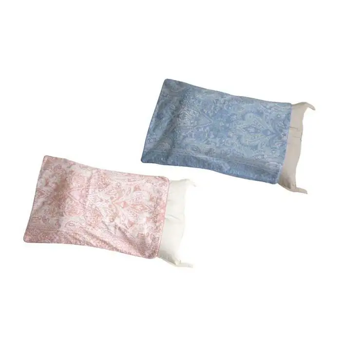 《こだわり素材のそばがら枕 ブルー》そば枕BL