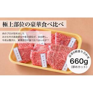 【みかわ牛】肉屋厳選極上部位6種　660ｇ