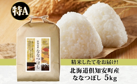 ななつぼし 倶知安町産 特A 精米 道産米 ななつぼし【5kg】