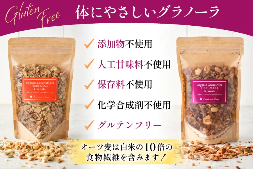 グラノーラ 2種 セット ココナッツグラノーラ 200g カカオニブスグラノーラ 200g