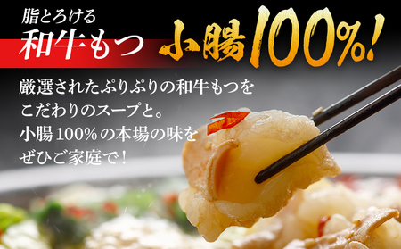 国産和牛もつ鍋5人前 醤油味  CB013