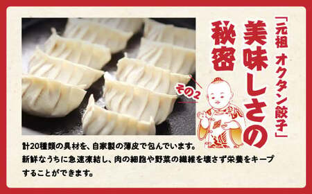 元祖オクタン餃子（焼き餃子18個入×4パック）　【12203-0130】