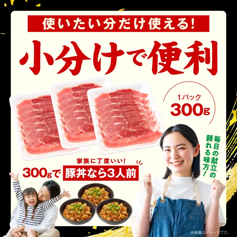 国産 豚肉 もも スライス 2.7kg 小分け 300g×9P 氷温熟成×極味付け