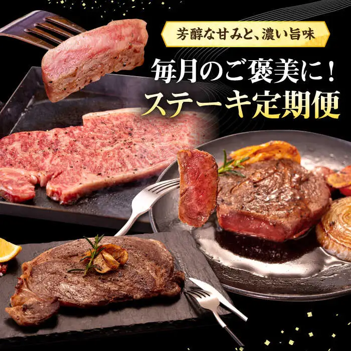 【全6回定期便】 壱岐牛 ステーキ 定期便 《壱岐市》【株式会社イチヤマ】 モモ リブロース サーロイン 赤身 焼肉 [JFE100]