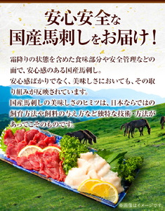 馬刺し 国産 上ロース馬刺しセット 合計400g 50g小分け《3-7日以内に出荷予定(土日祝除く)》 