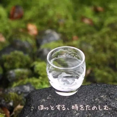 蓼科湖グラス　縄文のビーナス「月影」　 冷酒グラスK-17_雑貨・日用品 グラス・カップ 食器 _【1472294】