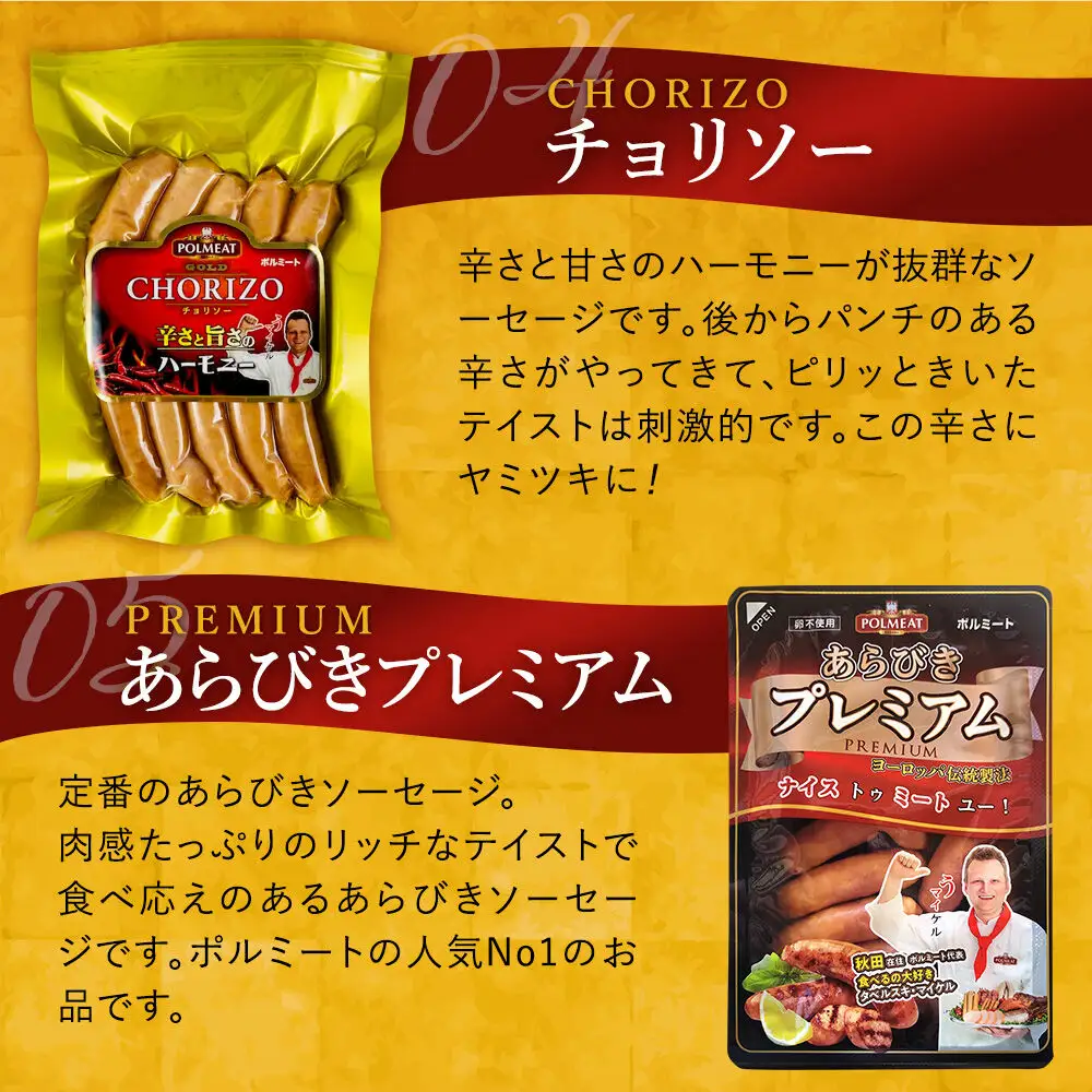 リッチポルセット（ソーセージ7点セット）