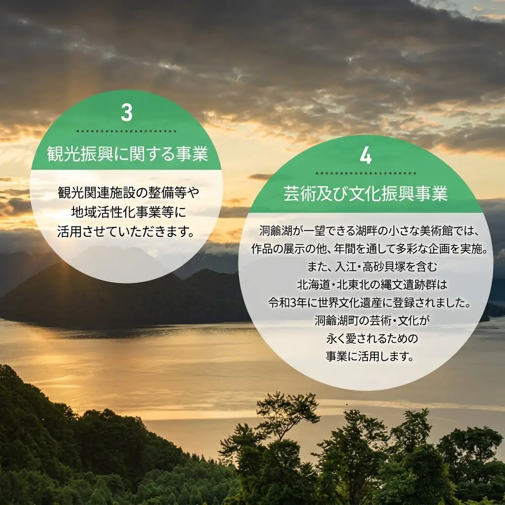 寄附 洞爺湖町 応援受付 返礼品なし 寄附【10,000円コース】