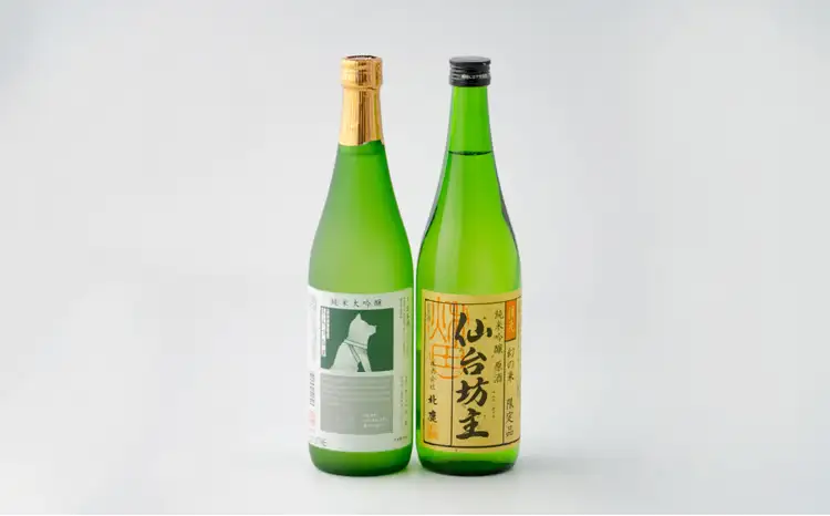 北鹿純米大吟醸ハチ公720ml&北鹿純米吟醸仙台坊主720mlセット　70P4007【 筒井商店】