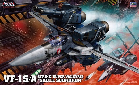 VF-1S/Aストライク/スーパーバルキリー”スカル小隊” プラモデル キット (a16-110)