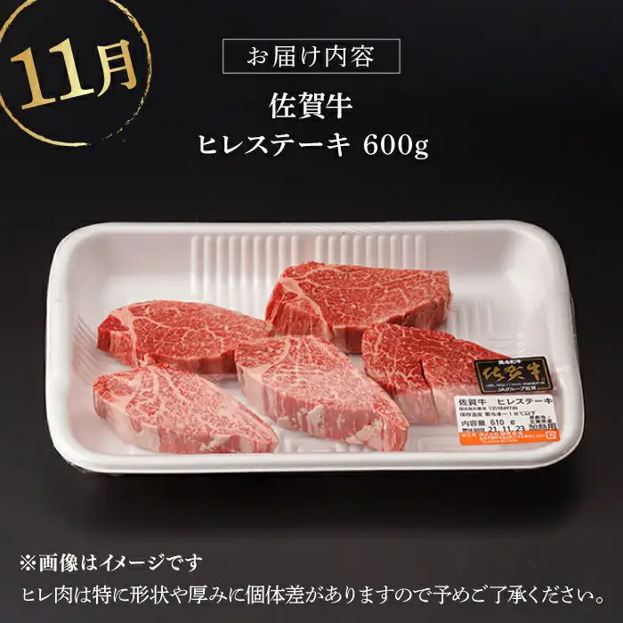 【定期便】 牛肉 佐賀牛 秋の定期便 NAB107 牛肉