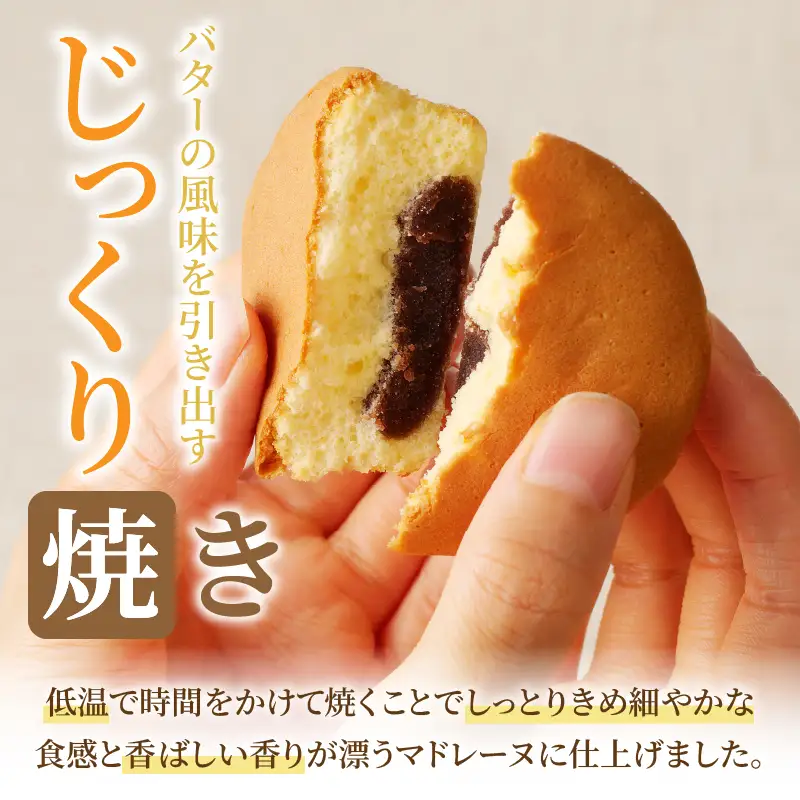 【2週間以内発送】老舗菓子舗のマドレーヌ(こしあん入り)計8個 焼き菓子 スイーツ 詰め合わせ 洋菓子_T035-0036