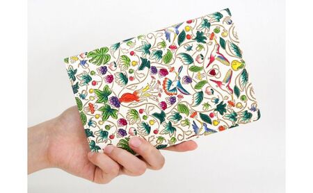 【文庫屋大関】パーソナルホルダー　ハチドリの憂鬱【皮革工芸品】 民芸品 雑貨 日用品 文房具 革小物 牛革 ファイル ケース 