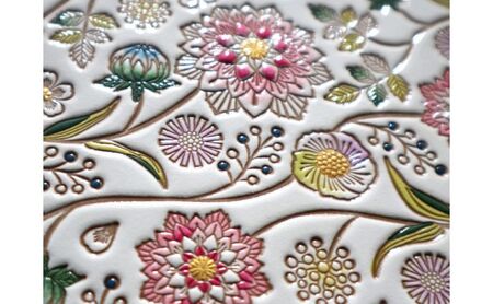【文庫屋大関】パーソナルホルダー　ダリア＜ベリーピンク＞【皮革工芸品】 民芸品 雑貨 日用品 文房具 革小物 牛革 ファイル ケース 