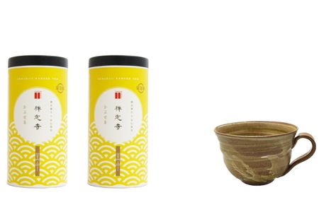 日本茶鑑定士監修のティーカップ黒とかぶせ茶ティーバッグ（28P×2缶）〈お茶 茶 煎茶 緑茶 かぶせ茶 ティーカップ ティーバッグ ティーパック 飲料 加工食品 ハンドメイド 日本茶鑑定士〉 