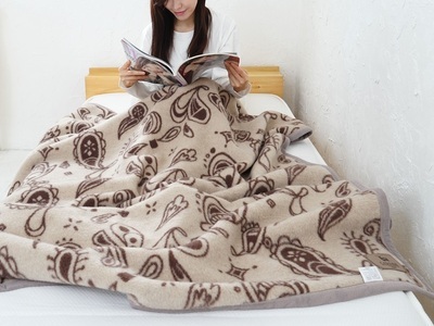 カシミヤ30%入り毛布(ブラウン) 毛布の町泉大津産 シングルサイズ N-KK30｜カシミヤ30% 羊毛70% 混合 毛布 暖かい 吸湿性 [4588]