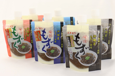 めかぶ 3種×各2p 舌鼓とろとろもずく 3種×2p 計12p 