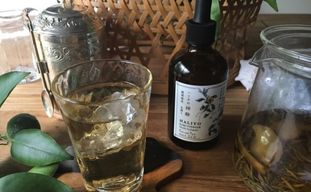 100％天然発酵ハリヨの柿酢　生搾り（卓上スポイトタイプ） 調味料 
