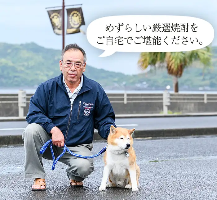 鹿児島限定販売焼酎2本セット！「夢七夕」「薩摩路をゆく」各1.8L【00-043-09】