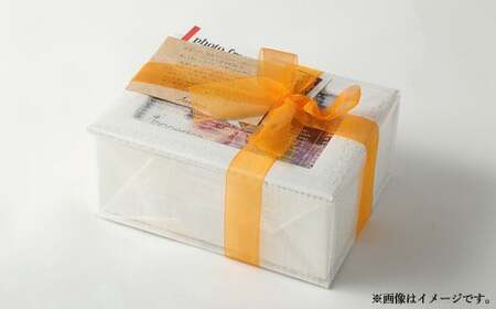 【パープル／白枠】 プリザーブドフラワー フォトBOX 「KAREN(カレン)」