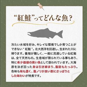 天然紅鮭切り身（1袋4切入り200g×6袋） さけ サケ しゃけ 紅サケ 魚 ご飯のお供 お弁当 おかず 北海道 海産物