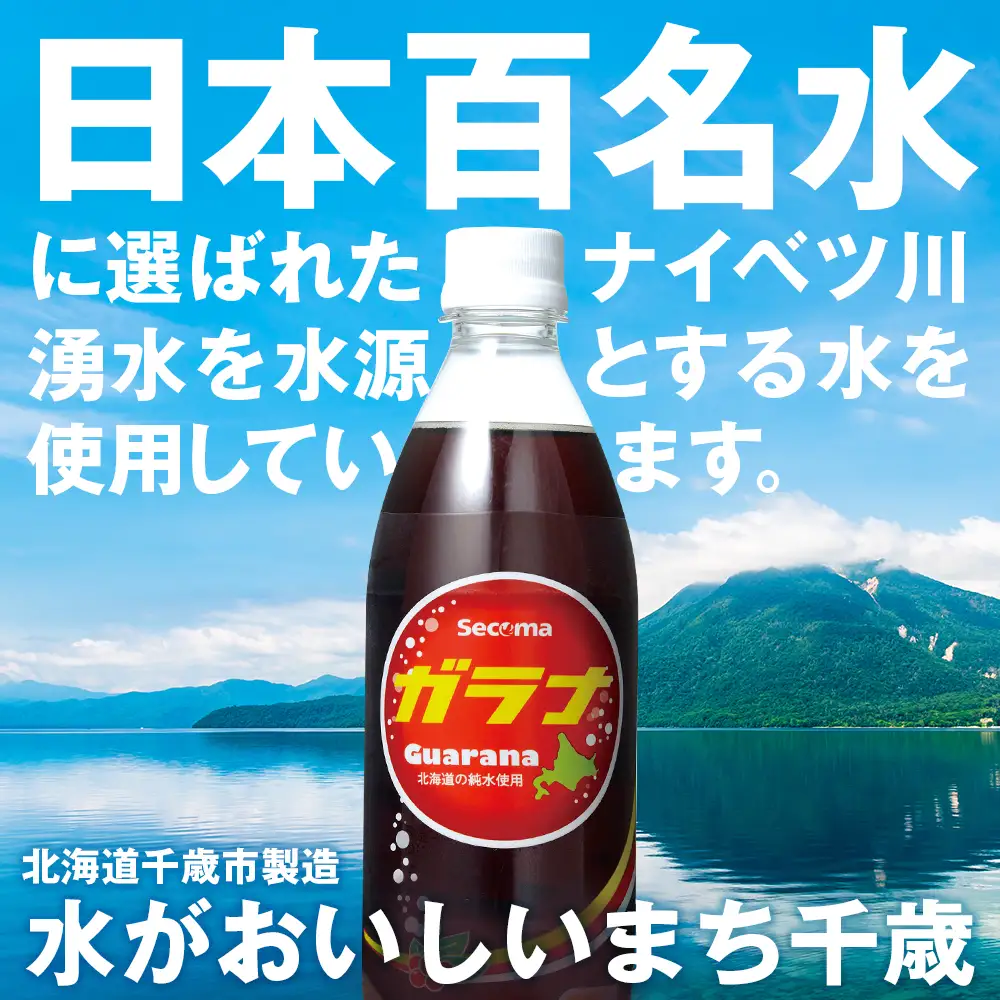 セコマ ガラナ 500ml 24本 1ケース 北海道 千歳製造