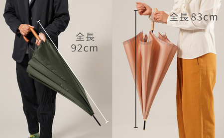 【ふるさと納税限定A】槙田商店 高級長傘ペアセット(２本組)｜老舗の職人が作る上品な日本製晴雨兼用雨傘