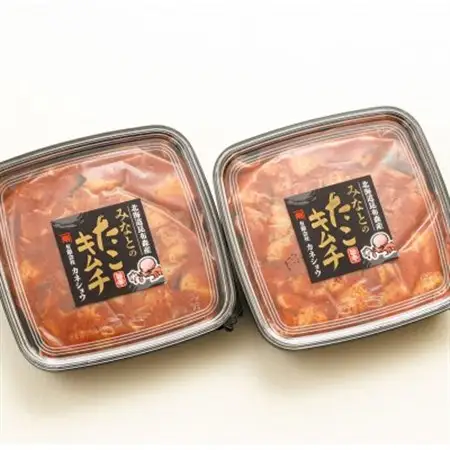 【毎月定期便】みなとのタコキムチ＜北海道釧路町 昆布森産タコ使用＞ 300g×2パック　全6回_昆布森産 活タコ使用 北の蛸 たこしゃぶ たこ しゃぶしゃぶ 北海道産 大容量 調理済み 一人暮らし セット おかず 冷凍 魚介類 海鮮 絶品 人気 カネショウ 北海道 釧路町 釧路超 特産品 _【配送不可地域：離島】【4010245】