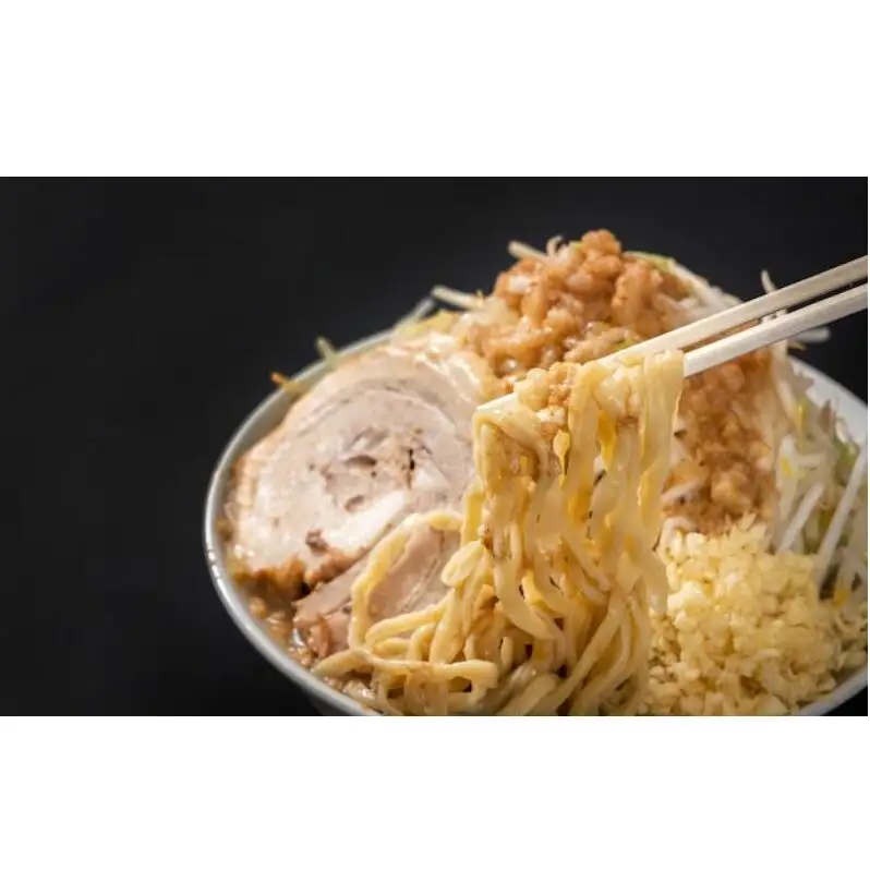 ラーメン・G-しお：4食セット（各2食）お取り寄せ 「二郎系 ラーメン」 醤油とんこつ 塩とんこつ 麺類 豚 旨味 濃厚スープ 平打ち 太麺 絶妙 バランス 溶き卵 コク おじや 冷凍 トッピング ボリューム 